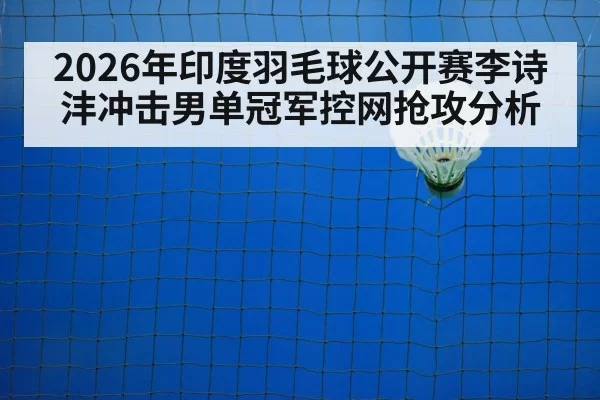 2026年印度羽毛球公开赛李诗沣冲击男单冠军控网抢攻分析